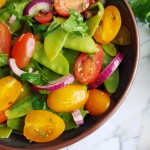 Peultjes en cherry tomaten salade | Plantbased Tuesday