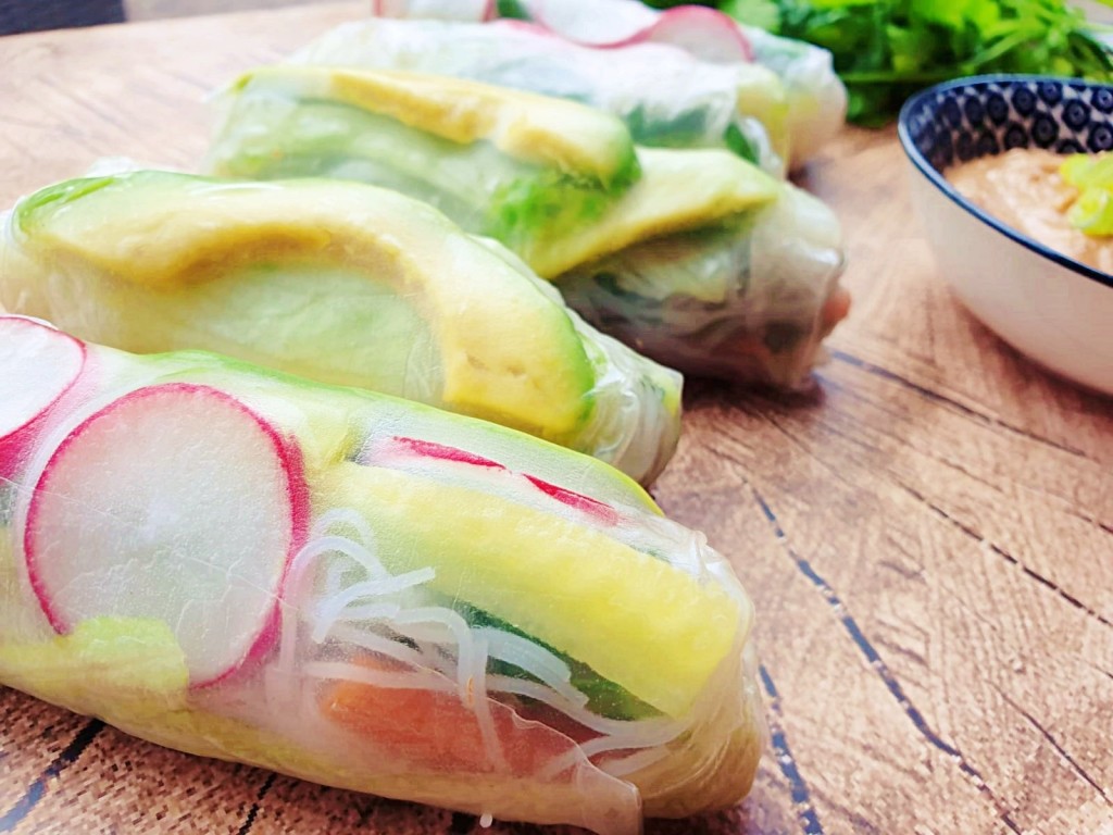 Spring rolls met avocado | strongbody.nl