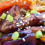 Teriyaki aubergine en paprika | Plantbased Tuesday