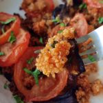 Vegan geroosterde aubergine met tomaten en quinoa | Plantbased Tuesday