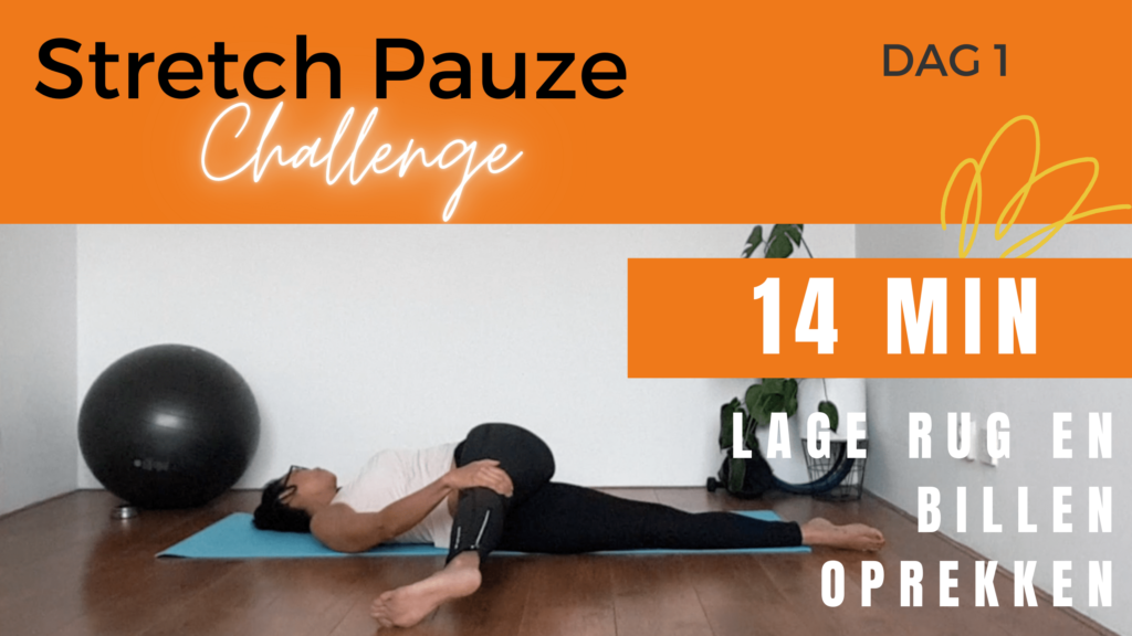 Lage rug en billen oprekken (Pilates Stretch Pauze Challenge)