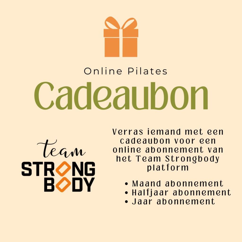 Cadeau online pilates